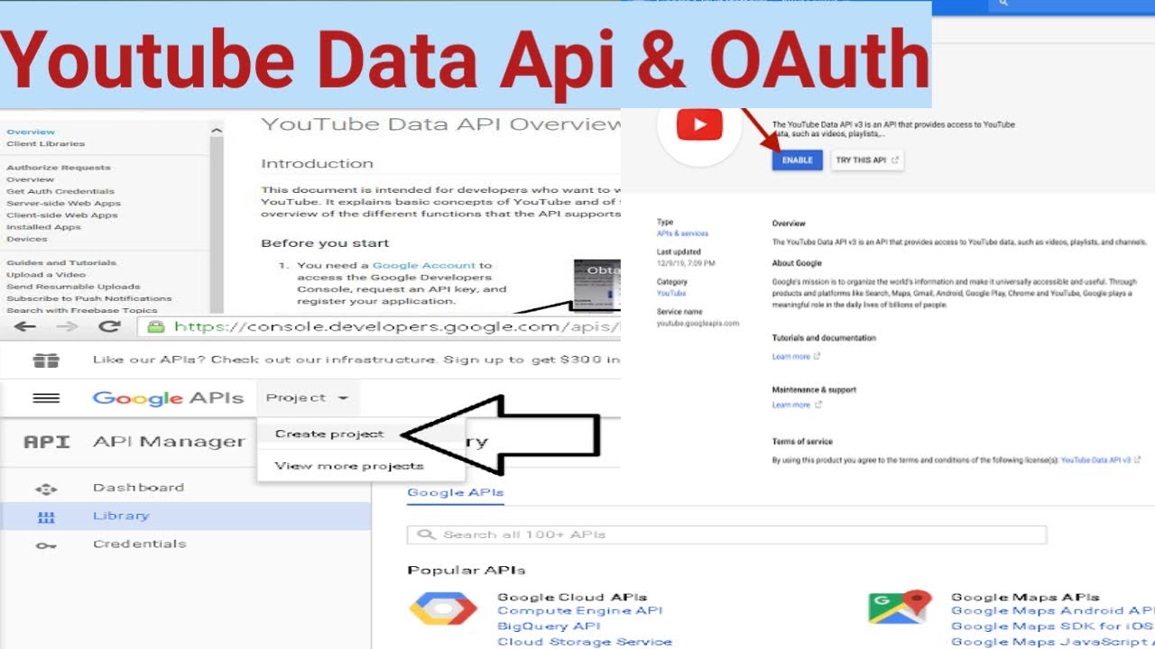 YouTube Data API V3 Tutorial | OAuth | Youtube Api OAuth | Get Youtube ...