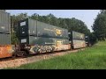 chasing csx 955 csx 7784 cw40 8 and csx 3445 to fairburn ga and bnsf 5157 in fairburn ga enjoy