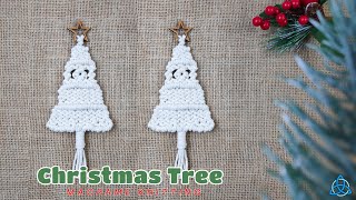 Macrame Knitting Pattern - Christmas Tree Tutorial