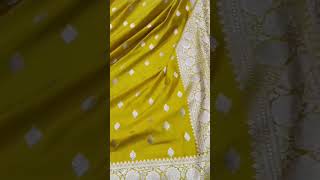 Banarasi Handloom Mashru SILk Saree. #saree #sareemanufacturer #sareestore #shoppingvlog