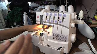 different setting and controls on Singer professional Pro 5 serger combo