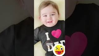   So cute baby video  funny baby laughing  #viral Cute baby dance video #lovely #shorts Cute 😘🥰