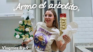 I put up the tree + romantic dinner for the bride and groom ♥ l Vlogmas 8 and 9