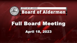 Board of Aldermen - April 18, 2023