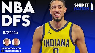 NBA Show | November 22, 2024 | DraftKings DFS Picks, Plays and Process