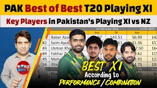 Pakistan T20 vs New Zealand 2024: Key Players in Pakistan's Playing XI
