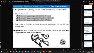 Cplex Tutorial Example 4