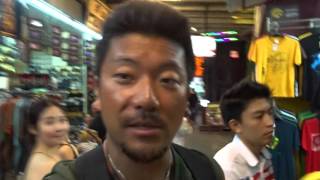 アキーラさん散策①タイ・バンコク・カオサン通り→ラムブトリ通りの小道！Khao-san-road to Ramubtri road in Bangkok,Thailandaosan-road