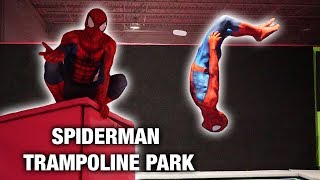 Spiderman VS Trampoline and Parkour In Real Life