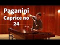 Paganini Caprice no 24 on marimba