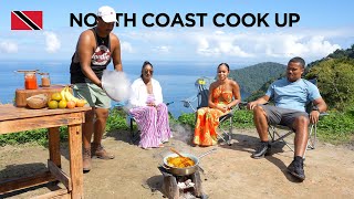 North Coast Cook Up: Fireside Cooking Lime on Maracas Road in Trinidad \u0026 Tobago 🇹🇹 Foodie Nation