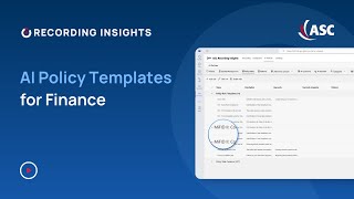 AI Policy Engine for Smart Compliance Monitoring | ASC Technologies