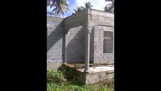 Unfinished house for Sale on 8000 sq. ft. of land at Balembouche Choiseul St Lucia