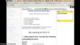 How to Add comments to Your Student's Wikispace page