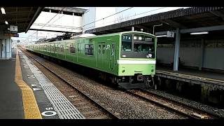 201系ND611編成 JR難波行き普通 三郷駅発着