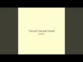 Tranquil Cascade Sunset