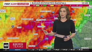 Overnight storms subside, more coming to North Texas Sunday afternoon
