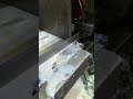 cutting thin welded stainless steel plates before mechanical testing lack of side wall fusion