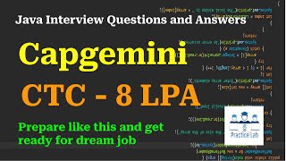 1. Capgemini Interview | Java 8 Coding Interview Questions
