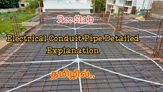 House Roof Electrical Conduit pipe detailed Explanation tamil