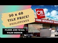 Tiles Price Philippines - 30 x 60 Tiles| Floor and Wall Tiles | CITI HARDWARE