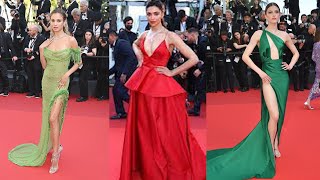 Cannes film festival 2022 red carpet looks || Celebrities on the Cannes 2022 Red Carpet