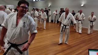 Sensei Eddie Sorensen Yondan (4th Dan) grading. Corio Kyokushin Karate Dojo November 2024