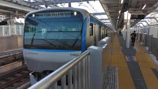 相鉄11000系11002編成各停横浜行　星川駅発車