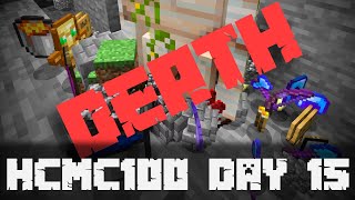 Minecraft 1.14.3 Day 15 World 1 Death!!! | HARDCORE 100% Challenge #HCMC100