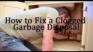 How to Fix a Clogged Garbage Disposal