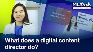 What does a digital content director do? | MU Link