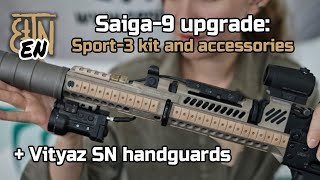 Saiga-9 upgrade: Sport-3 kit and accessories