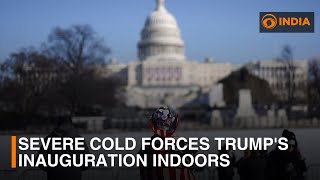 Severe cold forces Trump inauguration indoors, first time in 40 years | DD India Live