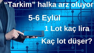 Tarkim Bitki Koruma San. ve Tic. A.Ş. 5-6 Eylül tarihlerinde halka arz oluyor. Kaç lot düşer?