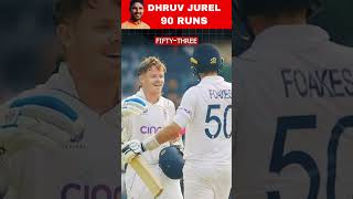 Dhruv Jurel 90 Runs India vs England 4th Test | Druv Jurel Batting | India vs England Test Match