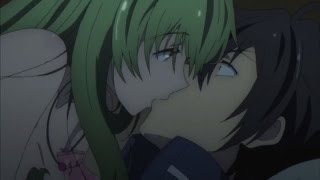 Satori kissing Nomura - Busou Shoujo Machiavellianism Episode 7