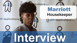 Marriott Interview - Housekeeper