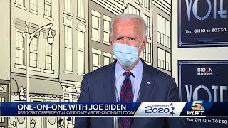WLWT one-on-one with Joe Biden in Cincinnati