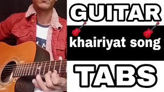Khariyat Song (arijit singh) Guitar Tabs ,guitar cords ❤🎶❤