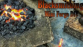 DIY Forge system🔥 || Building a simple Blacksmithing Foge