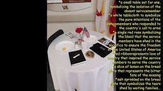 What is a Missing Man Table or Fallen Comrade Table? FACTS