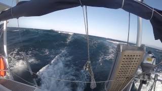 Playing around with GoPro during a sail between Gijón and Ribadeo, Spain