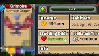 I GOT THE *NEW* GRIMOIRE DRAGON IN DRAGONVALE!