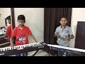 Swag se swaagat instrumental cover BY Little HARISH and PRATHAM