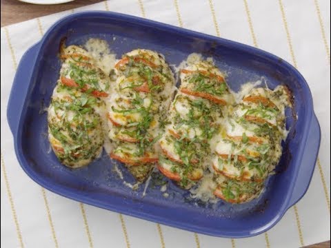 Caprese Hasselback Chicken Breasts Caprese Hasselback Chicken Breasts