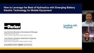 How to Leverage Hydraulics With Emerging Battery-electric Technology for Mobile Equipment