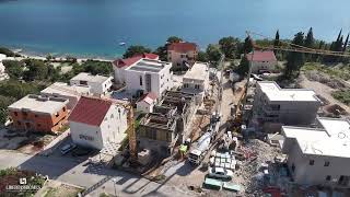 Villa under construction in Slano for sale, Dubrovnik