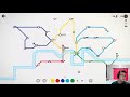 using a clever strategy to manage a busy train network in mini metro