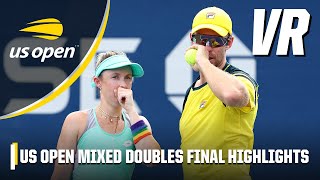 US Open Mixed Doubles Final highlights in VIRTUAL REALITY! 🤯 | 2022 US Open #VR180