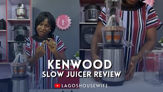 KENWOOD Slow Juicer Review - Accent Collection (Gadget Tuesday)